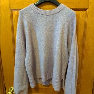 Madewell Lavender Crew Neck Sweater